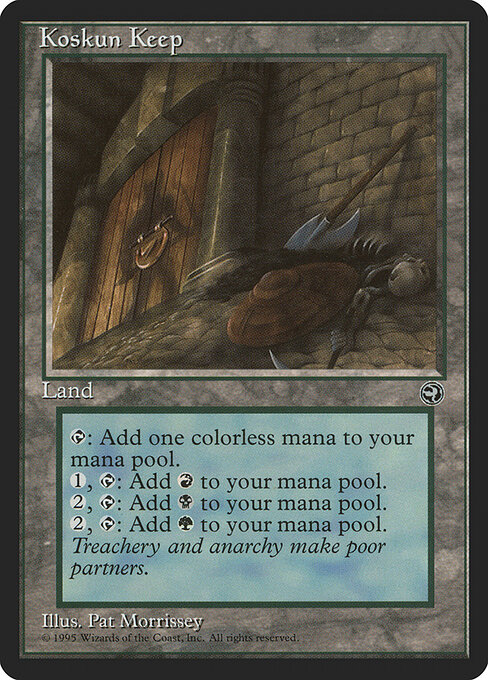 Koskun Keep - Homelands Magic card