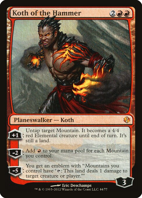 Koth of the Hammer - Duel Decks: Venser vs. Koth Magic card