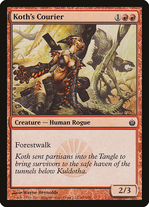 Koth's Courier - Mirrodin Besieged Magic card