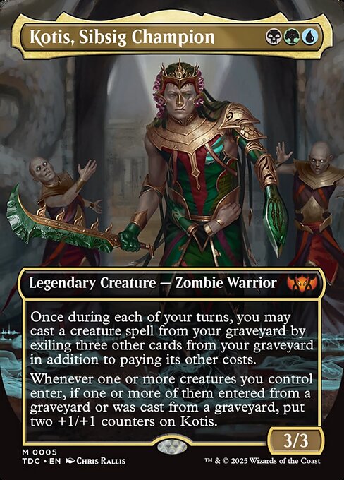 Kotis, Sibsig Champion - Tarkir: Dragonstorm Commander Magic card