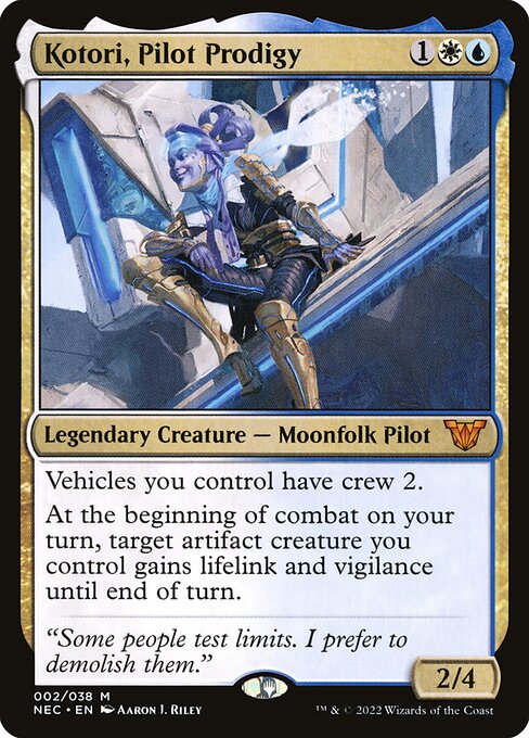 Kotori, Pilot Prodigy - Neon Dynasty Commander Magic card