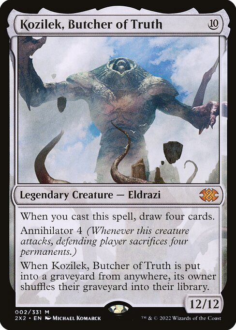 Kozilek, Butcher of Truth - Double Masters 2022 Magic card