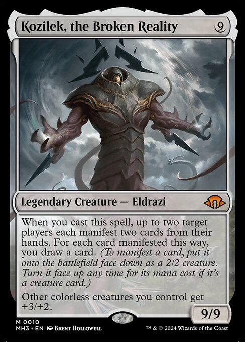 Kozilek, the Broken Reality - Modern Horizons 3 (#10) - Illustrated by Brent Hollowell - Magic: The Gathering Card