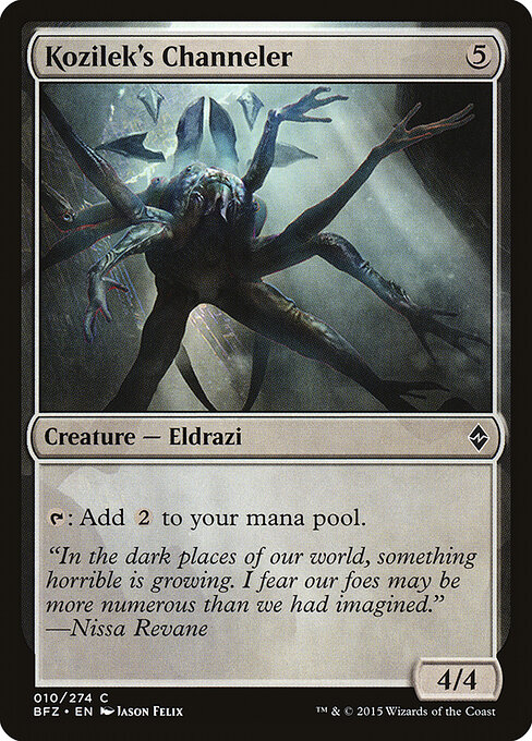 Kozilek's Channeler - Battle for Zendikar Magic card