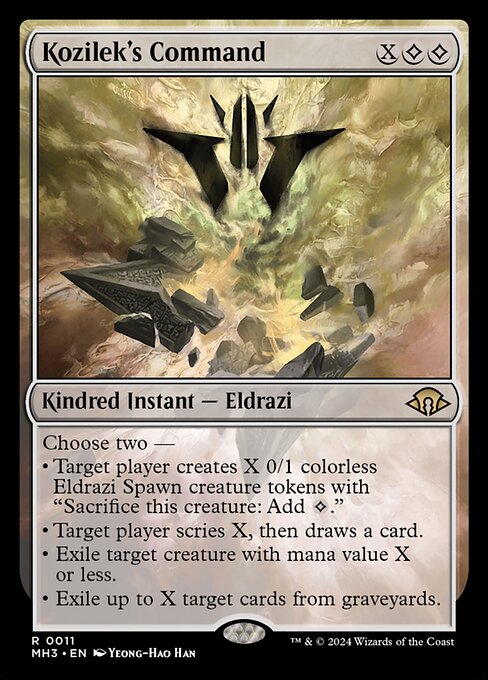 Kozilek's Command - Modern Horizons 3 Magic card