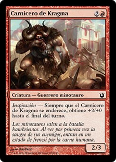 Carniceiro de Cragma (Kragma Butcher) - Born of the Gods (#100) - Illustrated by Daarken - Magic: The Gathering Card