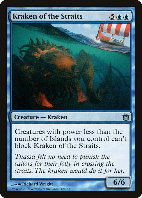Kraken of the Straits - Born of the Gods Magic card