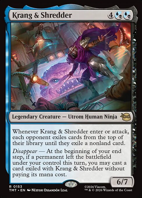Krang & Shredder - Teenage Mutant Ninja Turtles Magic card