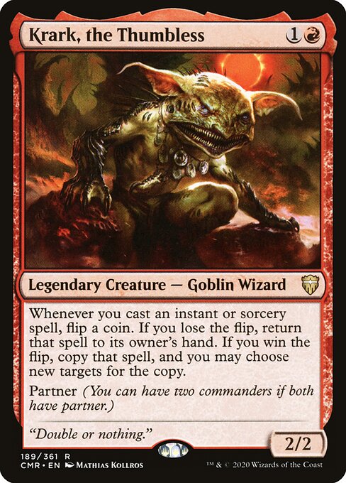Krark, the Thumbless - Commander Legends Magic card
