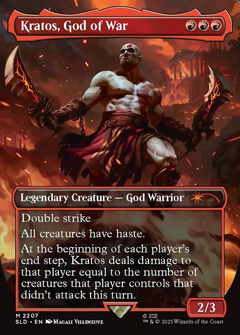 Kratos, God of War - Secret Lair Drop Magic card