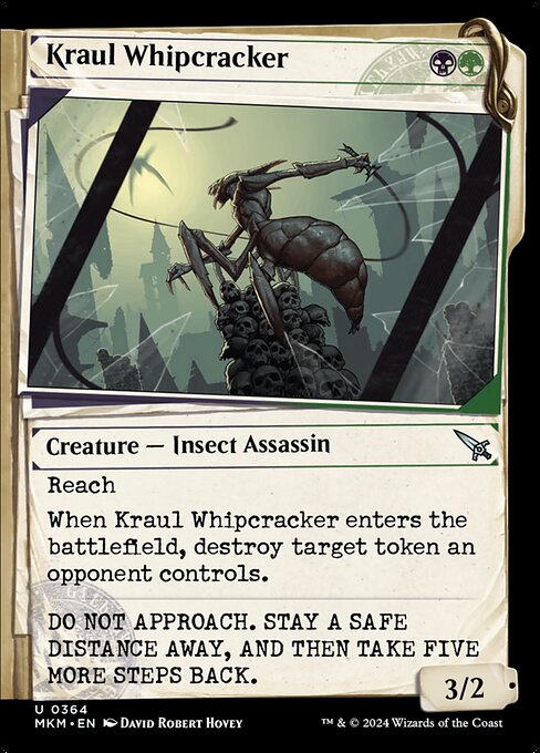 Kraul-Peitscher (Kraul Whipcracker) - Murders at Karlov Manor (#425) - Illustrated by Filip Burburan - Magic: The Gathering Card