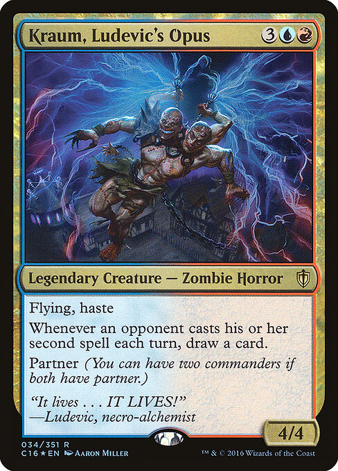 Kraum, Ludevic's Opus - Commander 2016 (#34) - Illustrated by Aaron Miller - Magic: The Gathering Card