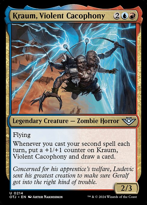 Kraum, Violent Cacophony - Outlaws of Thunder Junction Magic card