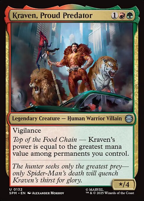 Kraven, Proud Predator - Marvel's Spider-Man Magic card