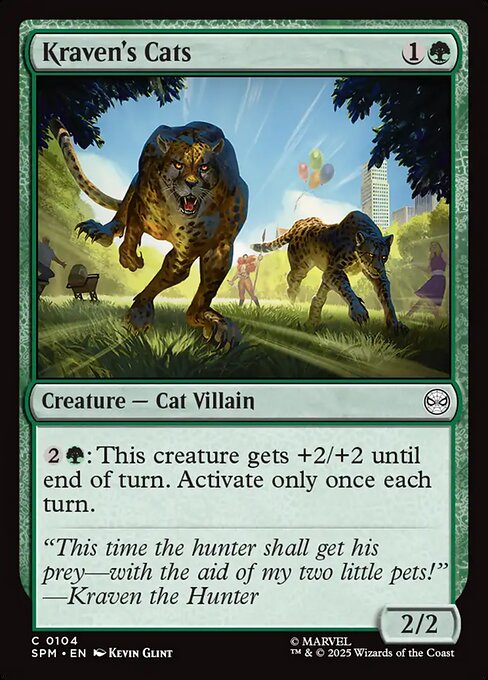 Kraven's Cats - Marvel's Spider-Man Magic card