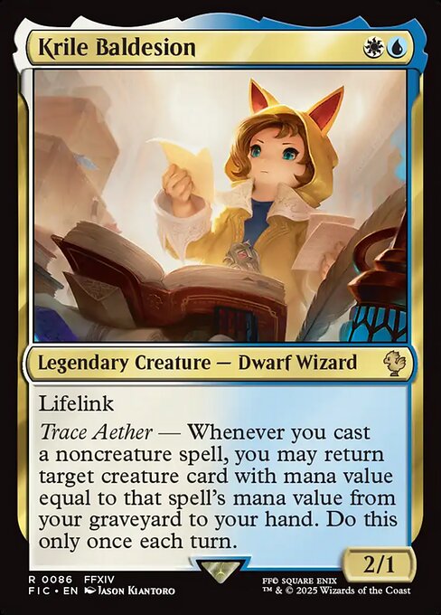 Krile Baldesion - Final Fantasy Commander Magic card