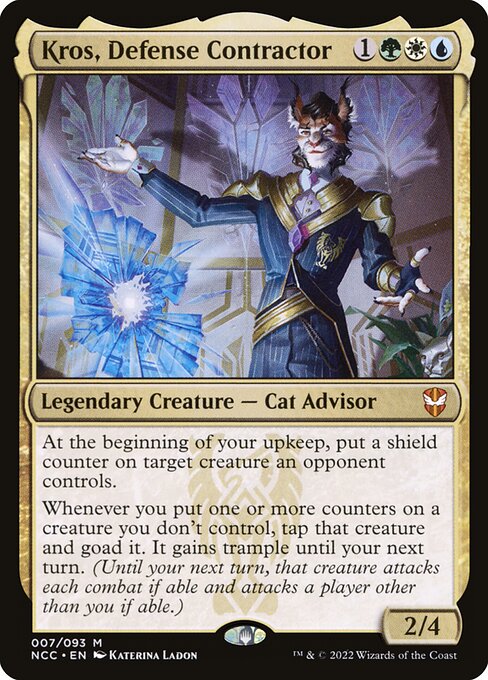 Kros, Defense Contractor - New Capenna Commander Magic card