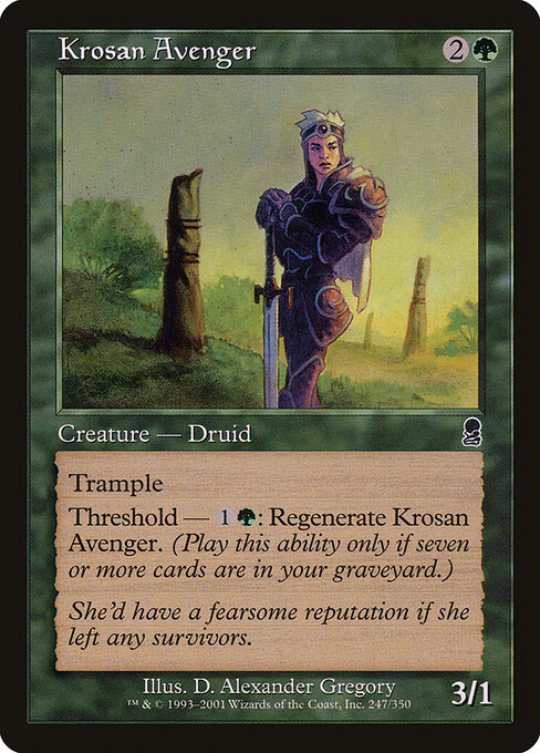 Krosan Avenger - Odyssey Magic card