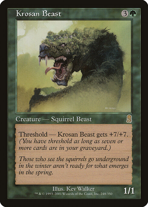 Krosan Beast - Odyssey Magic card