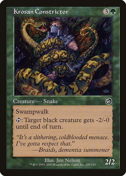 Krosan Constrictor - Torment Magic card