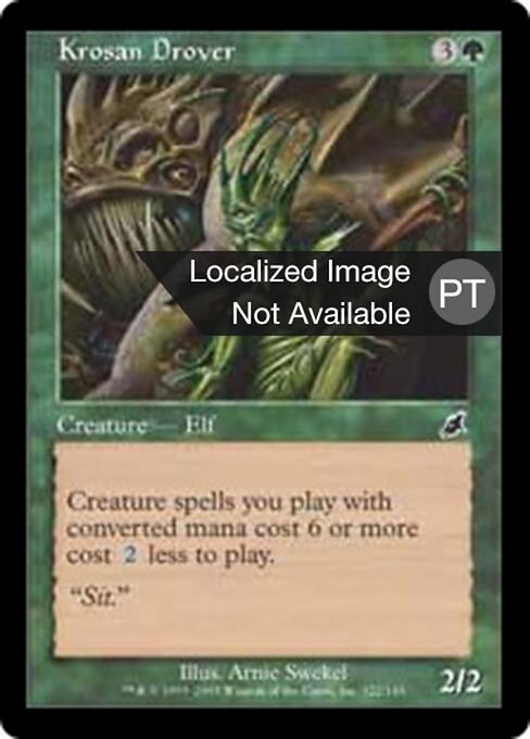 Tropeiro Krosano (Krosan Drover) - Scourge (#122) - Illustrated by Arnie Swekel - Magic: The Gathering Card