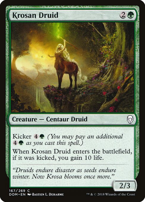 Krosan Druid - Dominaria Magic card