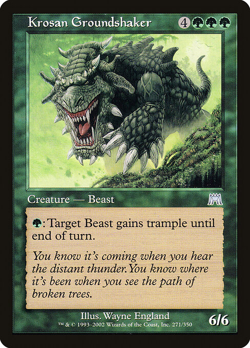 Krosan Groundshaker - Onslaught Magic card