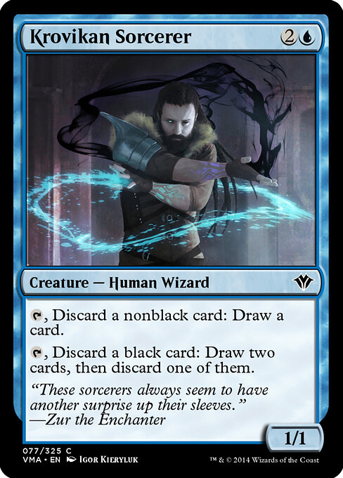Krovikan Sorcerer - Vintage Masters Magic card