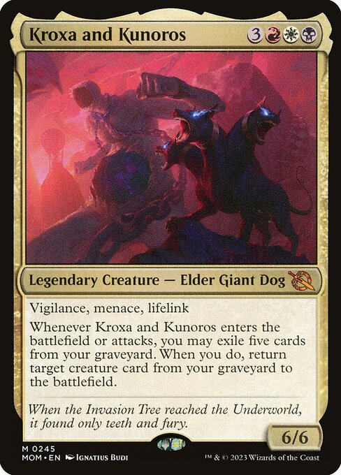 Kroxa and Kunoros - March of the Machine Magic card