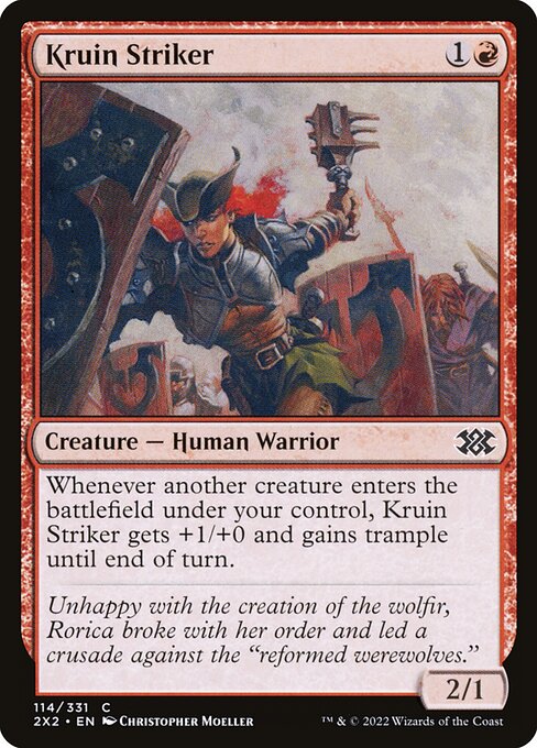 Kruin Striker - Double Masters 2022 Magic card