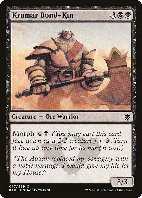 Krumar Bond-Kin - Khans of Tarkir Magic card