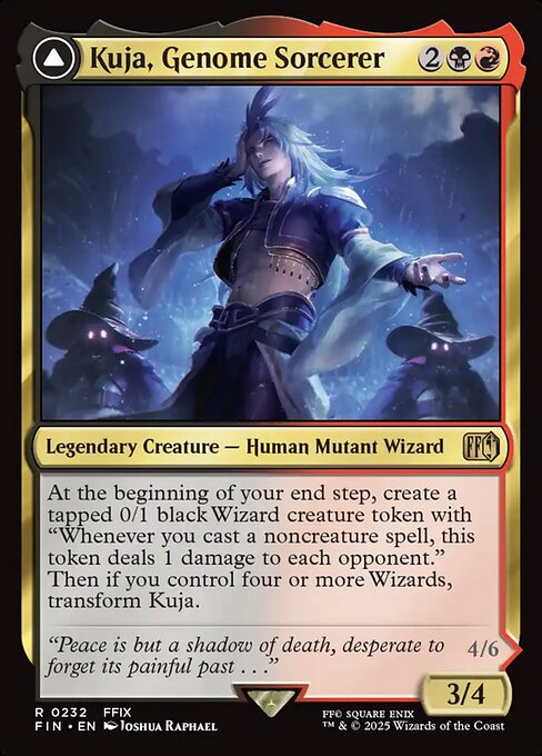 Kuja, Genome Sorcerer // Trance Kuja, Fate Defied - Final Fantasy Magic card