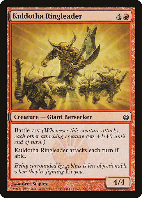 Kuldotha Ringleader - Mirrodin Besieged Magic card