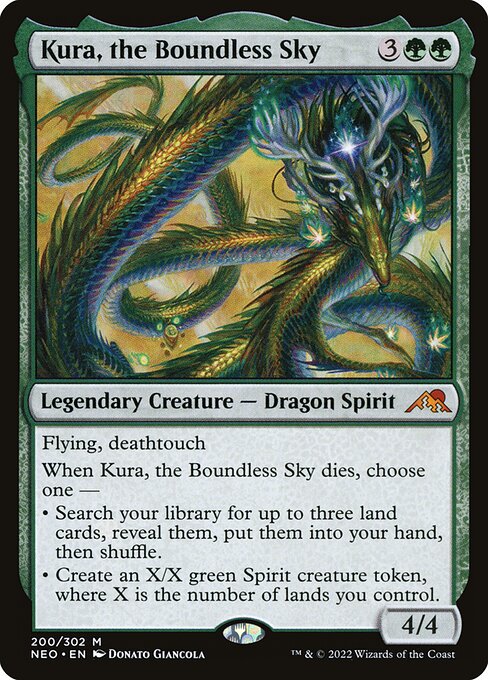 Kura, the Boundless Sky - Kamigawa: Neon Dynasty Magic card