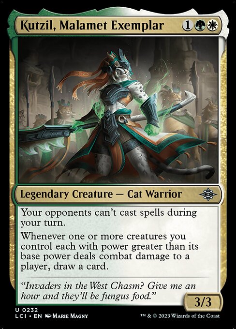 Kutzil, Malamet Exemplar - The Lost Caverns of Ixalan (#232) - Illustrated by Marie Magny - Magic: The Gathering Card