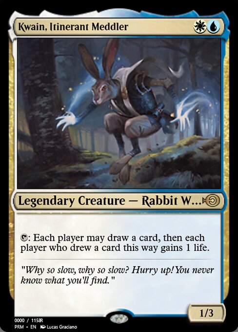 Kwain, Itinerant Meddler - Magic Online Promos (#86312) - Illustrated by Lucas Graciano - Magic: The Gathering Card