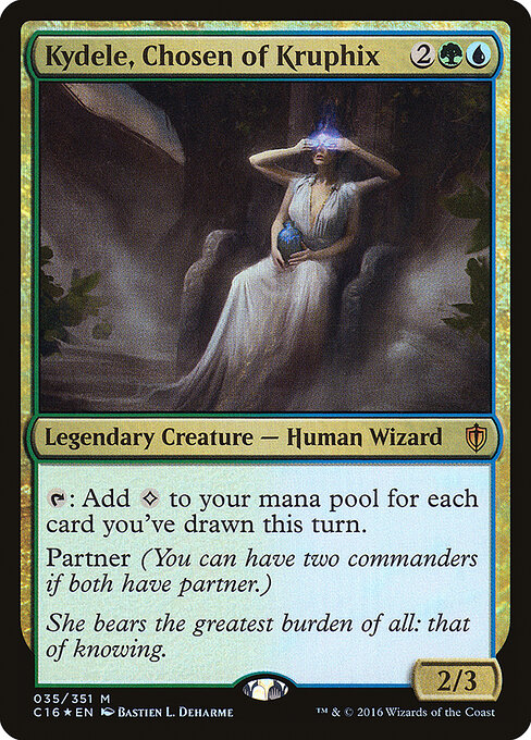 Kydele, Auserwählte des Kruphix (Kydele, Chosen of Kruphix) - Commander Legends (#524) - Illustrated by Bastien L. Deharme - Magic: The Gathering Card