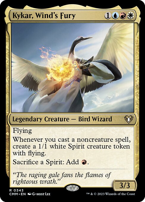 Kykar, Wind's Fury - Commander Masters Magic card