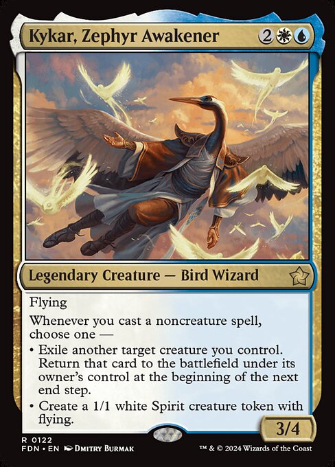 Kykar, Zephyr Awakener - Foundations Magic card