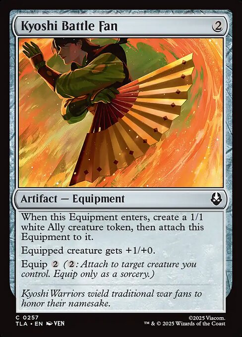 Kyoshi Battle Fan - Avatar: The Last Airbender Magic card