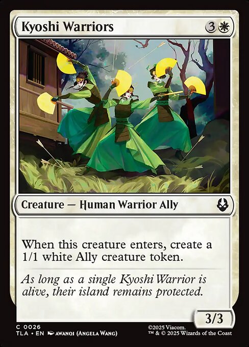 Kyoshi Warriors - Avatar: The Last Airbender Magic card
