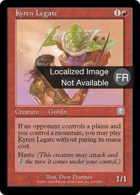 Delegato Kyren (Kyren Legate) - Mercadian Masques (#197) - Illustrated by Dave Dorman - Magic: The Gathering Card