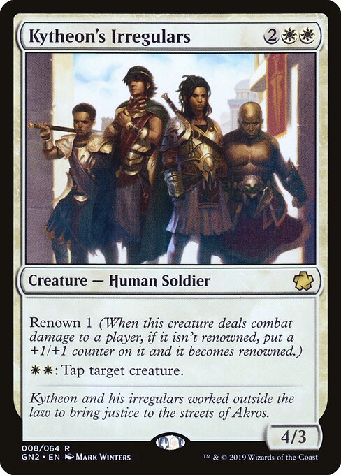 Kytheon's Irregulars - Game Night 2019 Magic card
