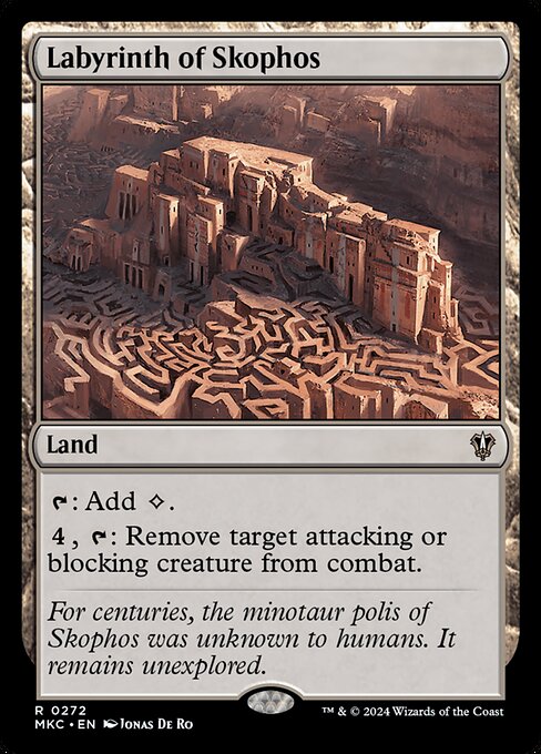 Labyrinth of Skophos - Murders at Karlov Manor Commander Magic card
