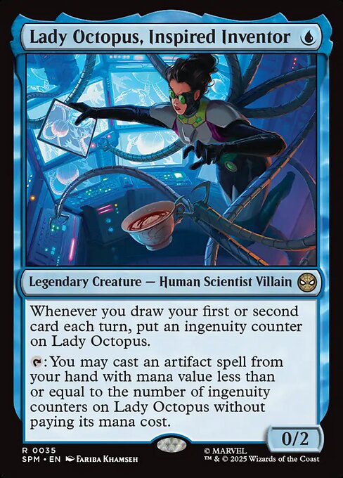 Lady Octopus, Inspired Inventor - Marvel's Spider-Man Magic card