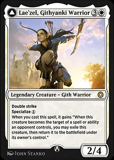 Lae'zel, Githyanki Warrior - Alchemy Horizons: Baldur's Gate (#2) - Illustrated by John Stanko - Magic: The Gathering Card