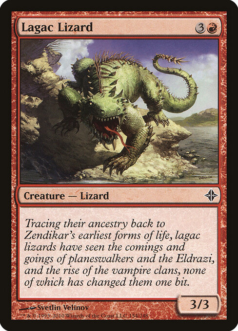 Lagac Lizard - Rise of the Eldrazi Magic card