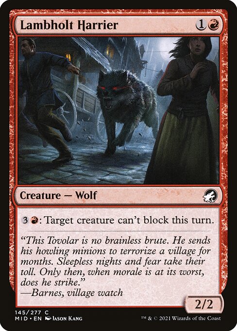 Lambholt Harrier - Innistrad: Midnight Hunt Magic card