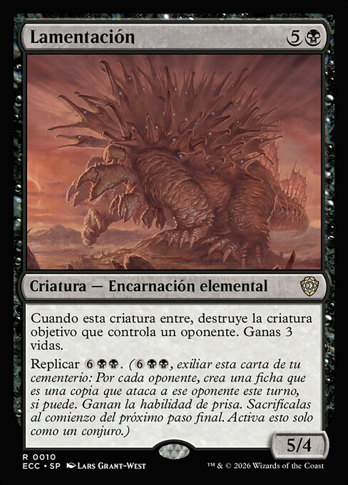Wehklage (Lamentation) - Lorwyn Eclipsed Commander (#30) - Illustrated by Lars Grant-West - Magic: The Gathering Card
