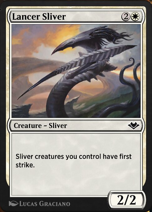 Lancer Sliver - Jumpstart: Historic Horizons (#102) - Illustrated by Lucas Graciano - Magic: The Gathering Card
